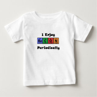 Camiseta De Bebé Química de la ciencia del tocino de la tabla