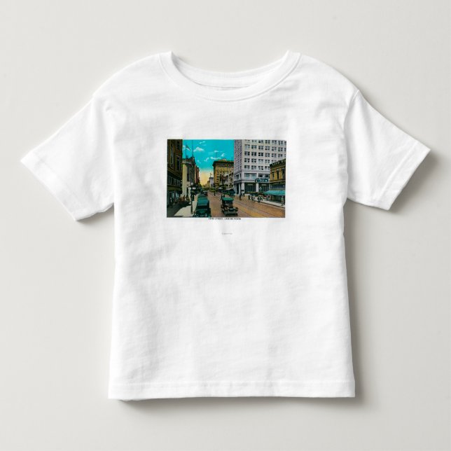 Camiseta De Bebé Quinta calle que parece del norte, San Diego (Anverso)