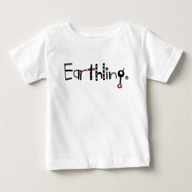Camiseta De Bebé Quirky Earthling (Anverso)