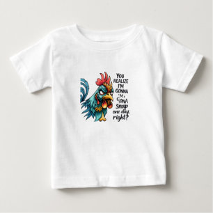 Camiseta De Bebé Quirky Farm Animal Humor Tee