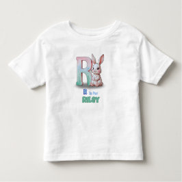 Camiseta De Bebé R is for Riley - Custom Toddler Name Tee