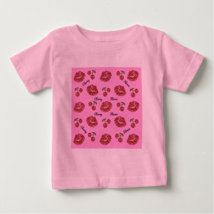 Camiseta De Bebé RAB Rockabilly Besos de Cereza en Rosa
