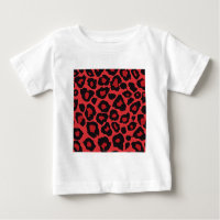 RAB Rockabilly Estampado Leopardo Rojo Negro