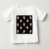 RAB Rockabilly Sugar Skulls Rosas en negro