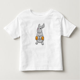 Camiseta De Bebé Rabbit Fitness Dumbbell
