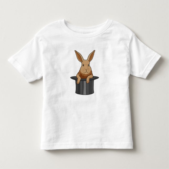 Camiseta De Bebé Rabbit Magician Magic gorra (Anverso)
