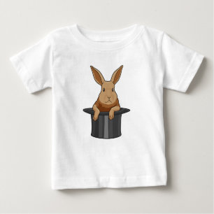 Camiseta De Bebé Rabbit Magician Magic gorra