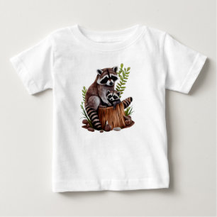 Camiseta De Bebé Racconos De Mami Y Bebé