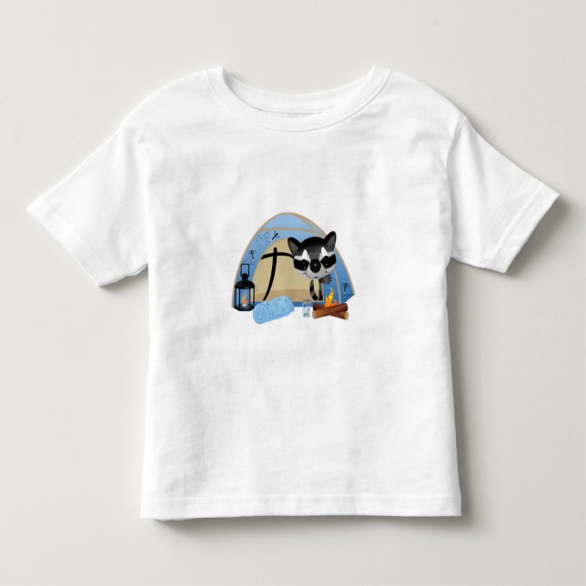 Camiseta De Bebé Raccoon T (Anverso)