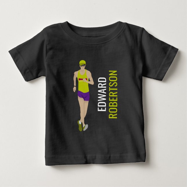 Camiseta De Bebé Race Walking (Anverso)