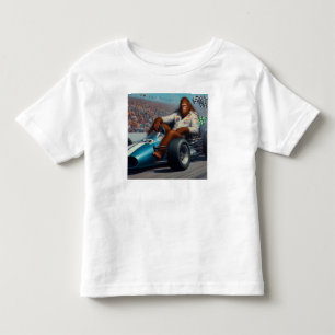 Camiseta De Bebé Racecar Bigfoot