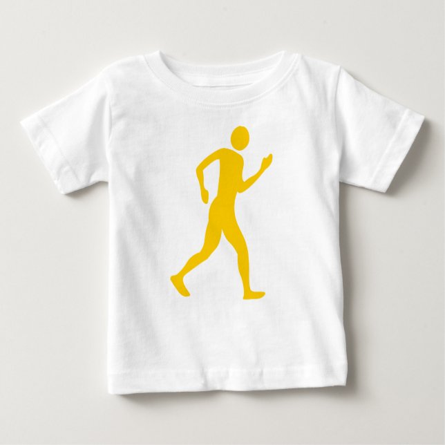 Camiseta De Bebé Racewalking - Amber (Anverso)