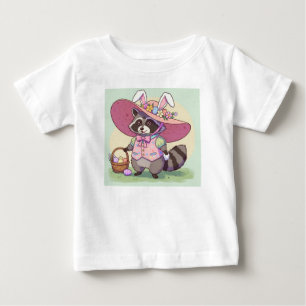 Camiseta De Bebé Racoon de Pascua