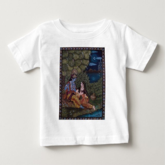 Camiseta De Bebé Radha Krishna de Masoom Sanghi (Anverso)