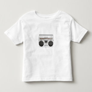 Camiseta De Bebé Radio de Boombox de la escuela vieja