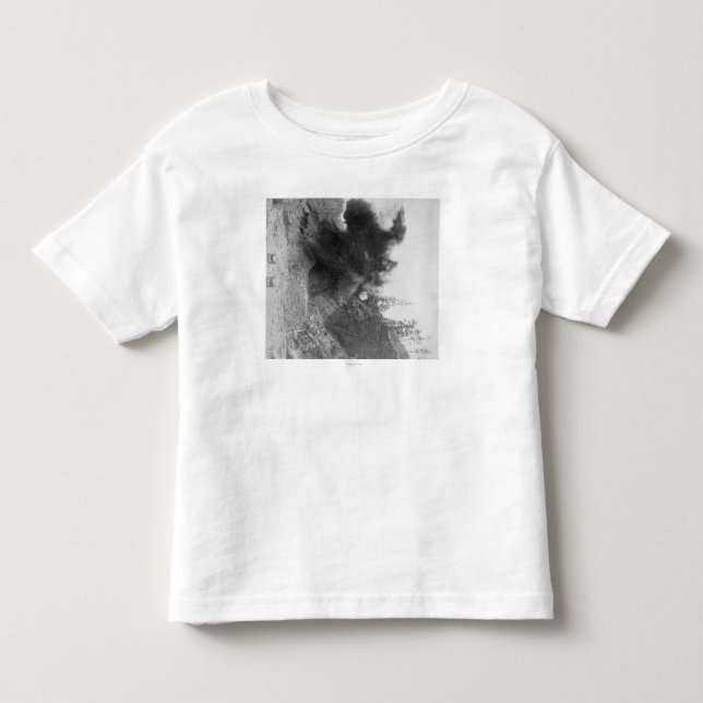 Camiseta De Bebé Ráfaga explosiva en el lado de la montaña durante (Anverso)