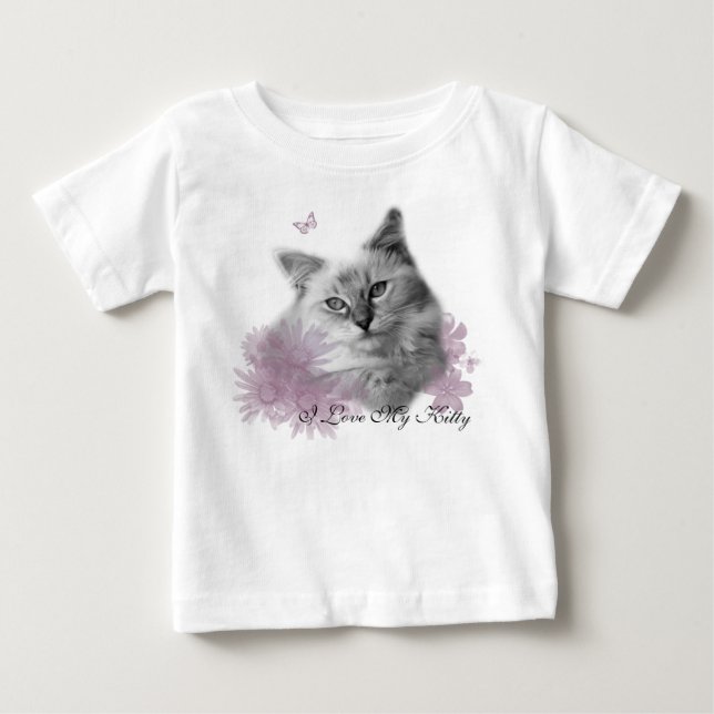Camiseta De Bebé Ragdoll personalizó la camiseta del bebé (Anverso)