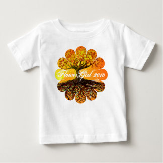 Camiseta De Bebé Raíces de amor Niña Personalizado año actual