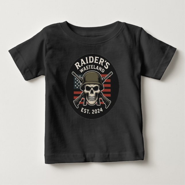 Camiseta De Bebé Raider’s Wasteland Official Logo Baby T-Shirt (Anverso)