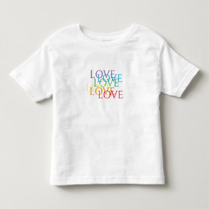 Camiseta De Bebé RAINBOW LOVE Toddler T-Shirt
