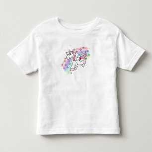 Camiseta De Bebé Rainbow Unicorn