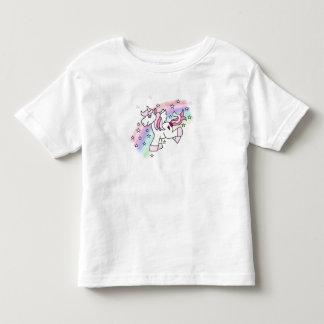 Camiseta De Bebé Rainbow Unicorn