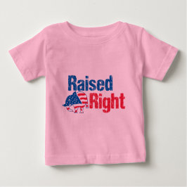 Camiseta De Bebé Raised Right - Republican