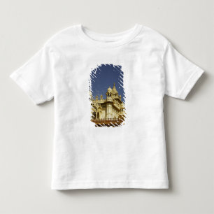 Camiseta De Bebé Rajasthan, India Una mujer de pie en un antiguo