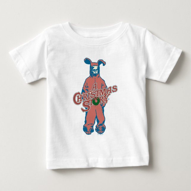 Camiseta De Bebé Ralphie | Pesadilla rosa (Anverso)