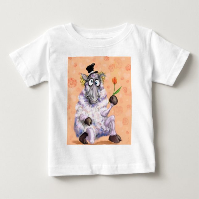 Camiseta De Bebé Ram enamorado - Divertido - (Anverso)
