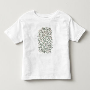 Camiseta De Bebé Rama del sauce, diseño del papel pintado, 1874
