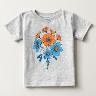 Camiseta De Bebé Ramo de flores