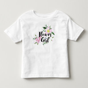 Camiseta De Bebé Ramo de Novia Floral Acuarela Boda