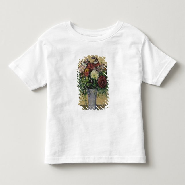 Camiseta De Bebé Ramo de Paul Cezanne el | de las flores en un (Anverso)