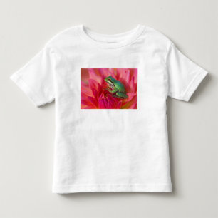Camiseta De Bebé rana arborícola del Pacífico en flores en nuestro