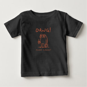 Camiseta De Bebé Rana azul del lunes