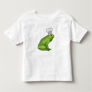 Camiseta De Bebé Rana cocinada con gorra de Chef