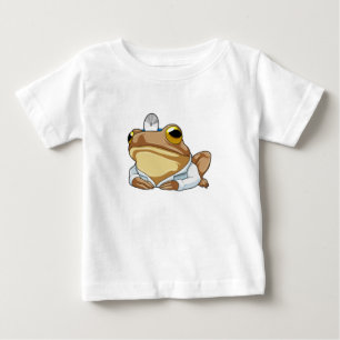 Camiseta De Bebé Rana como Médica con abrigo de Médica