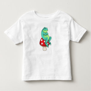 Camiseta De Bebé Rana con hongo