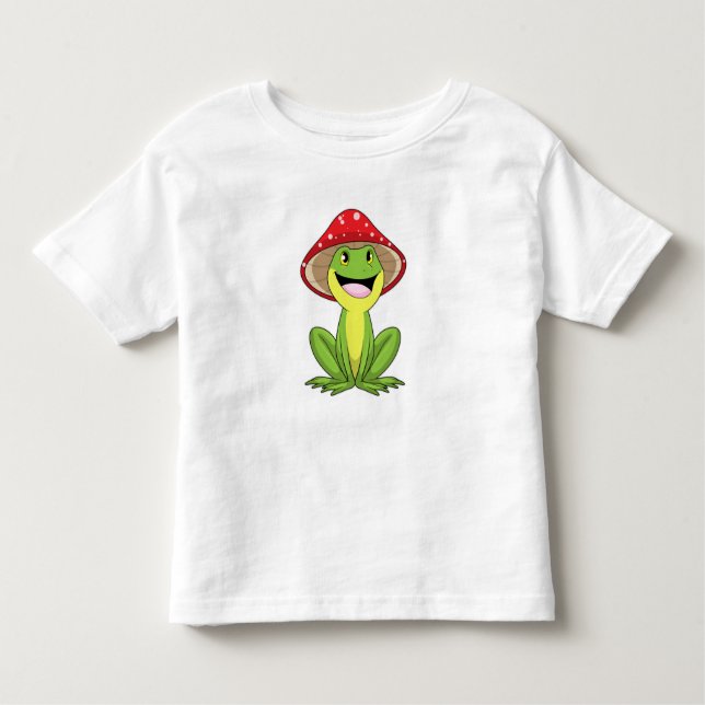 Camiseta De Bebé Rana con hongo (Anverso)