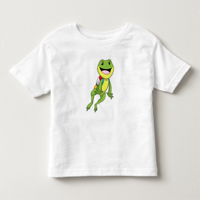 Camiseta De Bebé Rana con Jetpack (Anverso)