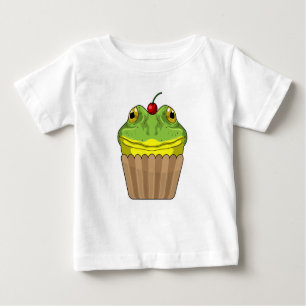 Camiseta De Bebé Rana con Muffin