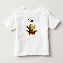 Camiseta De Bebé Rana Cute Green 4Adam T-Shirt