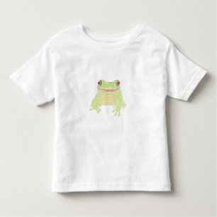 Camiseta De Bebé Rana de árbol verde lindo - transparente.