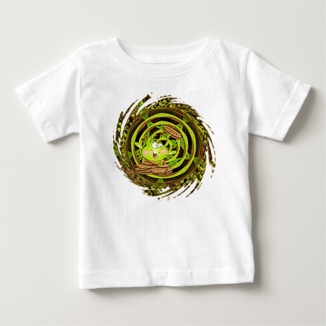 Camiseta De Bebé Rana de Cookie Hoppy (Anverso)