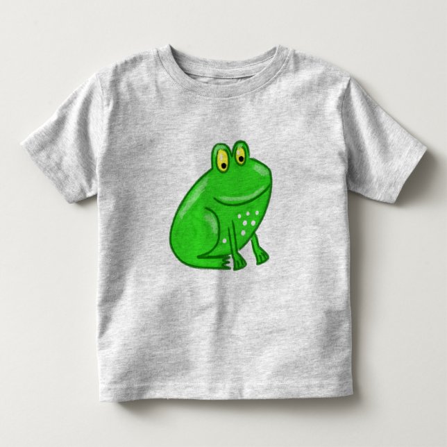 Camiseta De Bebé Rana de Personalizado cutáneo (Anverso)
