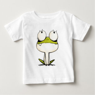 Camiseta de bebé rana de un diente linda Rana de d