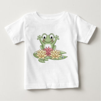 Camiseta De Bebé Rana del cojín de lirio