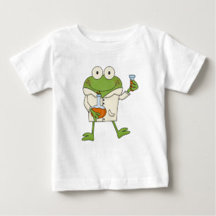 Camiseta De Bebé Rana del laboratorio