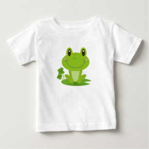 Camiseta De Bebé Rana divertida